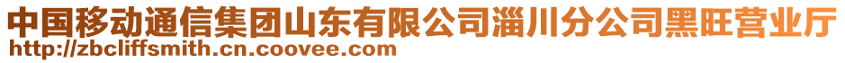 中國移動通信集團山東有限公司淄川分公司黑旺營業(yè)廳