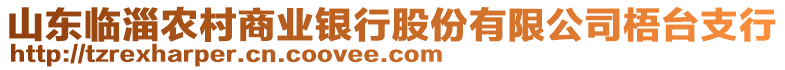 山東臨淄農(nóng)村商業(yè)銀行股份有限公司梧臺支行