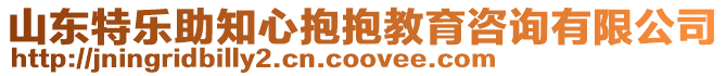 山東特樂助知心抱抱教育咨詢有限公司