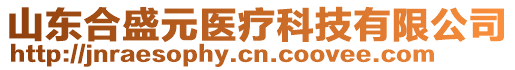 山東合盛元醫(yī)療科技有限公司