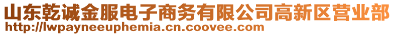 山東乾誠金服電子商務(wù)有限公司高新區(qū)營業(yè)部