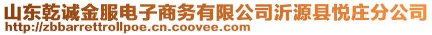 山東乾誠金服電子商務(wù)有限公司沂源縣悅莊分公司