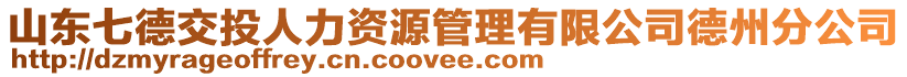 山東七德交投人力資源管理有限公司德州分公司