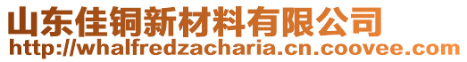 山東佳銅新材料有限公司