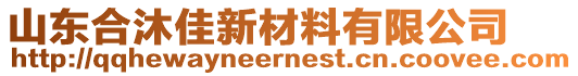 山東合沐佳新材料有限公司