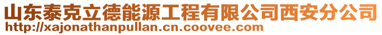 山東泰克立德能源工程有限公司西安分公司