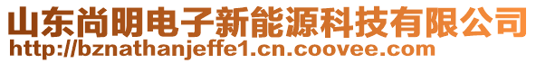 山東尚明電子新能源科技有限公司