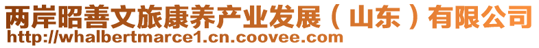兩岸昭善文旅康養產業發展（山東）有限公司