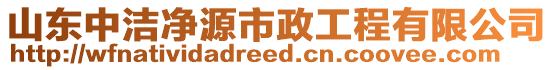 山東中潔凈源市政工程有限公司