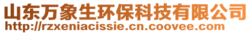 山東萬象生環(huán)保科技有限公司