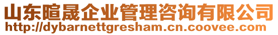 山東暄晟企業(yè)管理咨詢有限公司