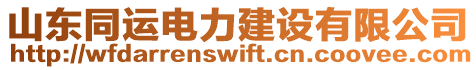 山東同運(yùn)電力建設(shè)有限公司