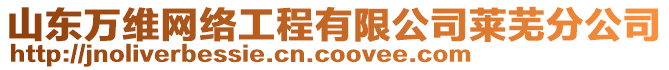 山東萬維網(wǎng)絡(luò)工程有限公司萊蕪分公司