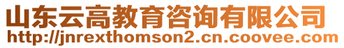 山東云高教育咨詢有限公司