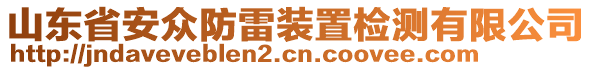 山東省安眾防雷裝置檢測有限公司