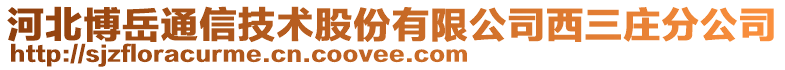 河北博岳通信技術(shù)股份有限公司西三莊分公司