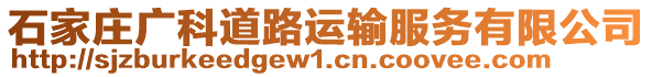 石家莊廣科道路運(yùn)輸服務(wù)有限公司