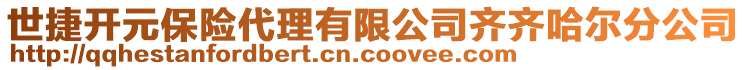 世捷開元保險代理有限公司齊齊哈爾分公司