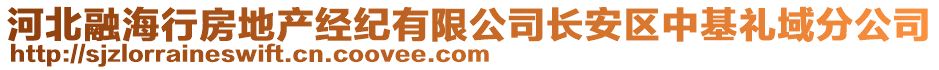 河北融海行房地產(chǎn)經(jīng)紀(jì)有限公司長(zhǎng)安區(qū)中基禮域分公司