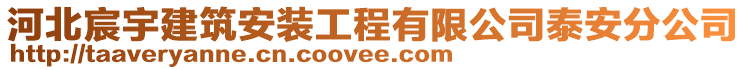 河北宸宇建筑安裝工程有限公司泰安分公司