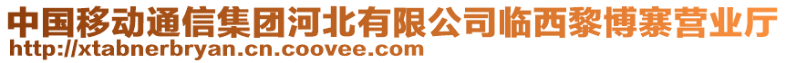 中國(guó)移動(dòng)通信集團(tuán)河北有限公司臨西黎博寨營(yíng)業(yè)廳