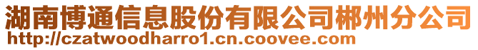 湖南博通信息股份有限公司郴州分公司