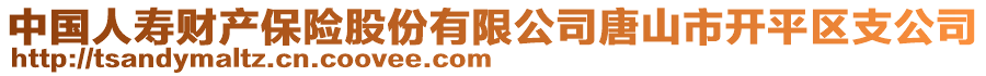 中国人寿财产保险股份有限公司唐山市开平区支公司