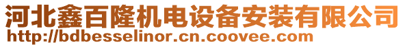 河北鑫百隆機電設(shè)備安裝有限公司