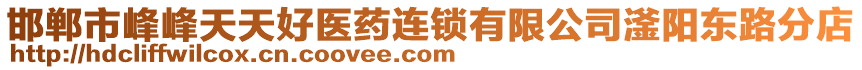 邯郸市峰峰天天好医药连锁有限公司滏阳东路分店