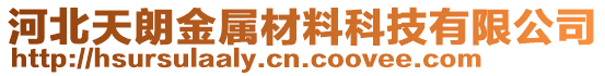 河北天朗金屬材料科技有限公司