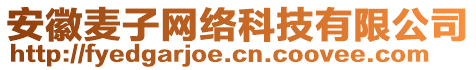 安徽麥子網(wǎng)絡(luò)科技有限公司