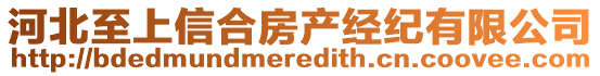 河北至上信合房產(chǎn)經(jīng)紀(jì)有限公司