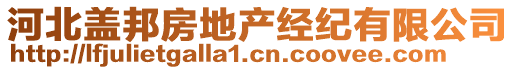 河北蓋邦房地產(chǎn)經(jīng)紀(jì)有限公司