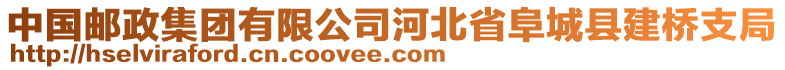 中國郵政集團(tuán)有限公司河北省阜城縣建橋支局