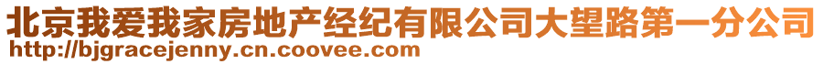 北京我愛我家房地產(chǎn)經(jīng)紀(jì)有限公司大望路第一分公司