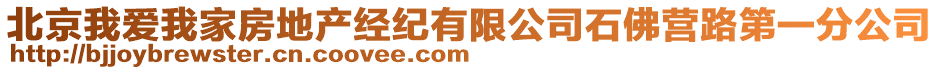 北京我愛我家房地產(chǎn)經(jīng)紀(jì)有限公司石佛營路第一分公司