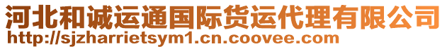 河北和誠運(yùn)通國際貨運(yùn)代理有限公司