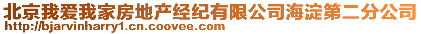 北京我愛(ài)我家房地產(chǎn)經(jīng)紀(jì)有限公司海淀第二分公司