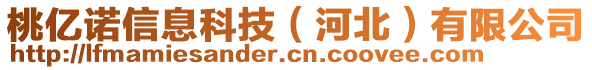 桃億諾信息科技（河北）有限公司