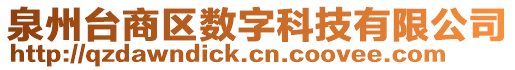 泉州臺(tái)商區(qū)數(shù)字科技有限公司