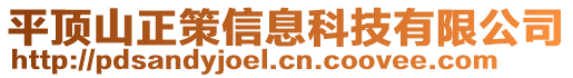 平顶山正策信息科技有限公司