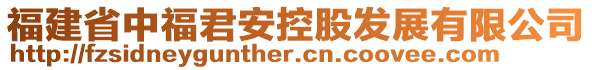 福建省中福君安控股發(fā)展有限公司