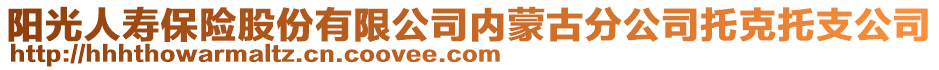 陽(yáng)光人壽保險(xiǎn)股份有限公司內(nèi)蒙古分公司托克托支公司