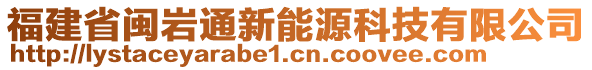 福建省閩巖通新能源科技有限公司