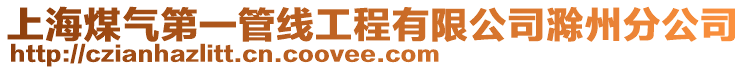 上海煤氣第一管線工程有限公司滁州分公司