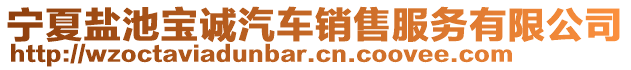 寧夏鹽池寶誠(chéng)汽車銷售服務(wù)有限公司