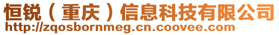 恒锐（重庆）信息科技有限公司