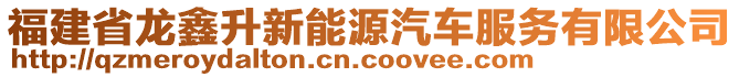 福建省龍?chǎng)紊履茉雌?chē)服務(wù)有限公司