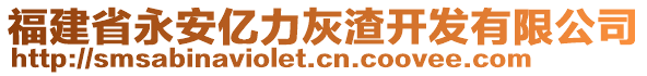 福建省永安億力灰渣開發(fā)有限公司