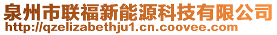 泉州市聯(lián)福新能源科技有限公司